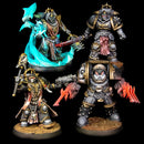 Painted Galactic Shark Red Wake Command Squad MinisKeep 