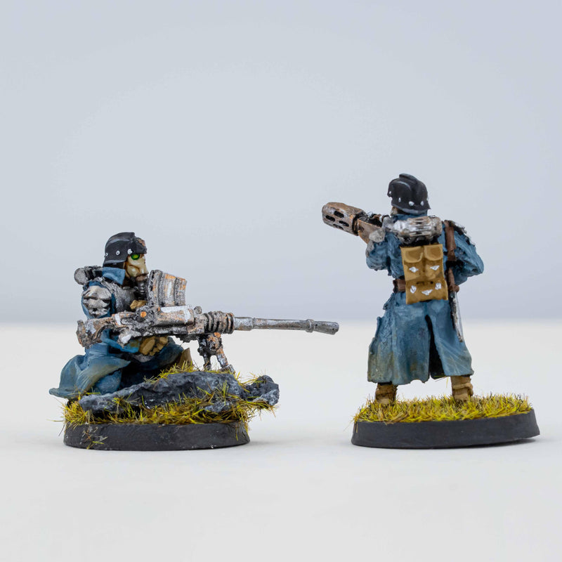 Death Korps of Krieg Grenadier Heavy Stubber and Meltagun - Painted Mini |MinisKeep
