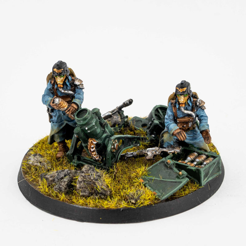 Death Korps of Krieg Mortar Team - Painted Mini |MinisKeep