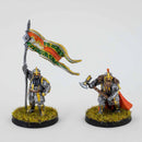 Iron Hills Dwarf Command with Mattocks - Painted Mini |MinisKeep